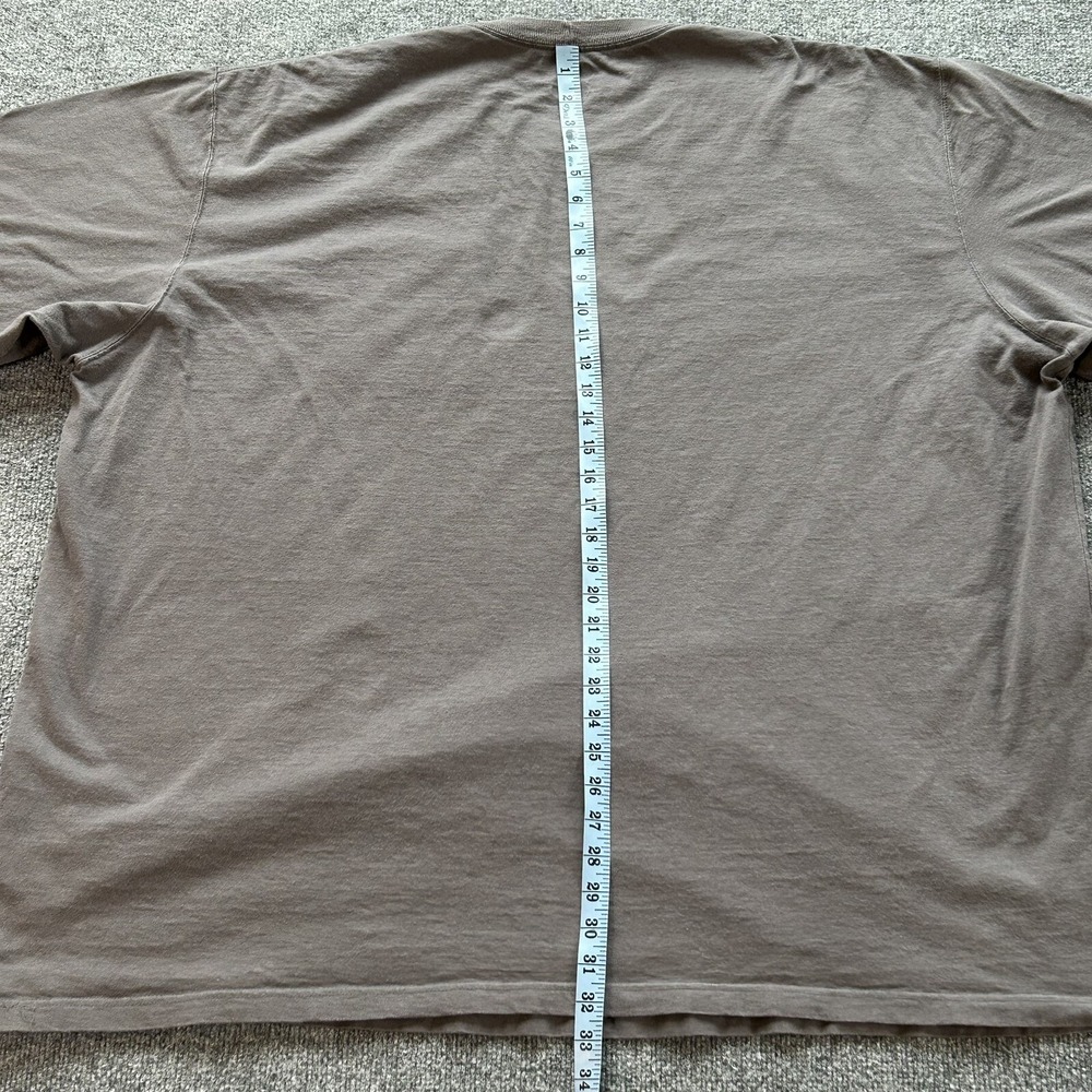 Carhartt Shirt Mens 4XL Grey Original Fit Heavyweight Cotton Pocket‎ T-shirt Big - Picture 6 of 8